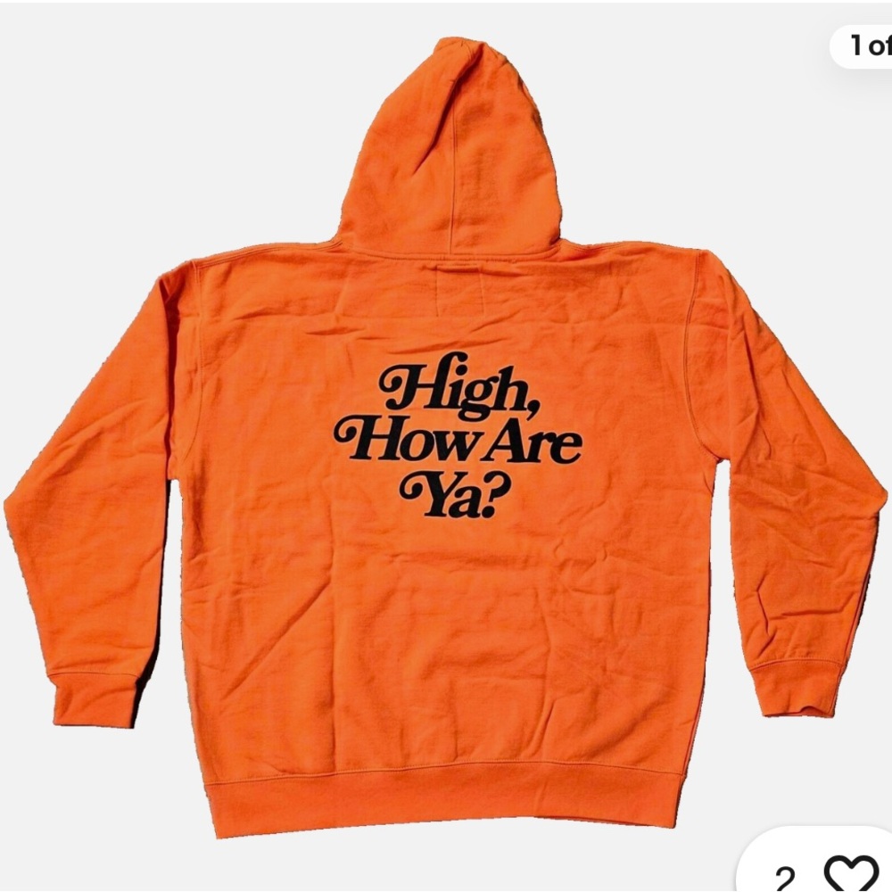Jeffree Star Vibrant Orange Hoodie